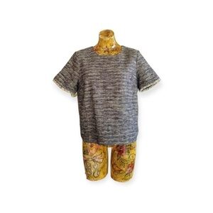 J. Crew top short sleeve white